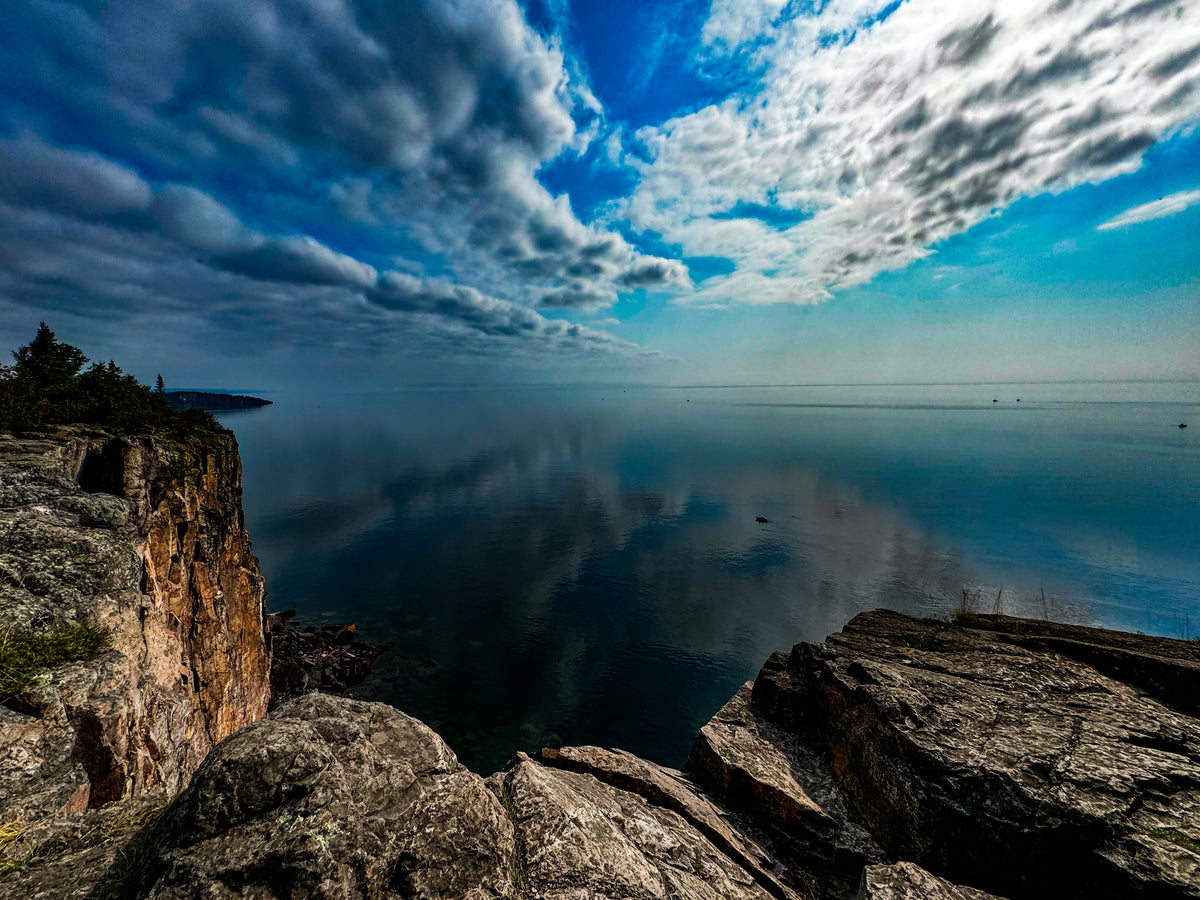 Where the Sky Breaks | Moody Landscape Canvas