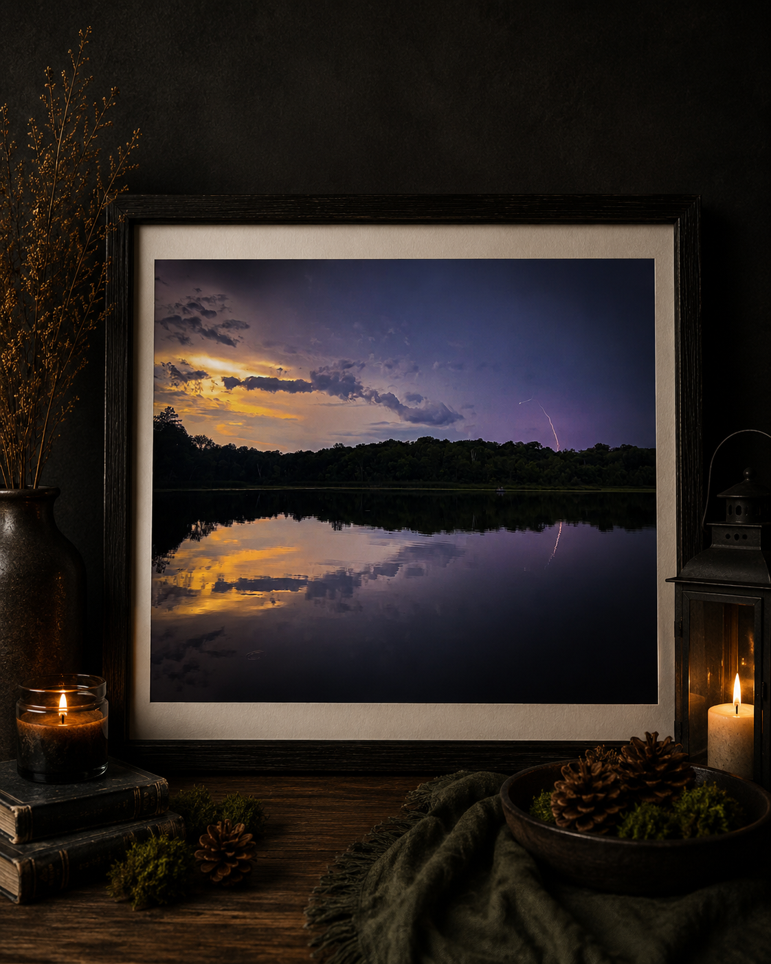 Between Light & Storm | Lightning Lake Photography Print