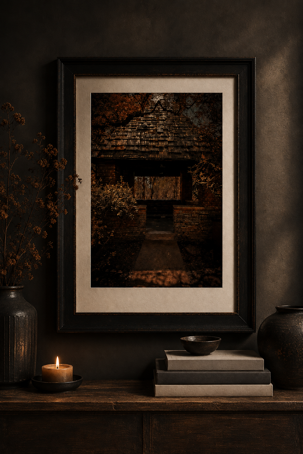 Autumn Sanctuary | Moody Nature Print