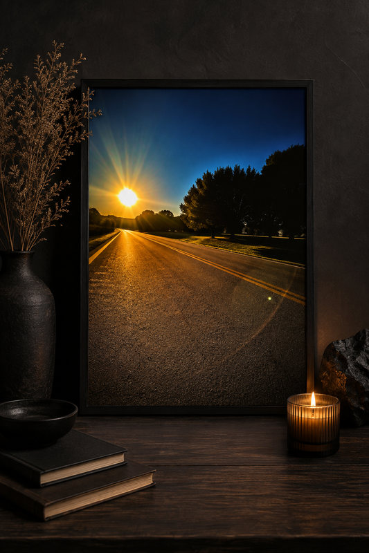 Into the Light | Golden Road Photography Print