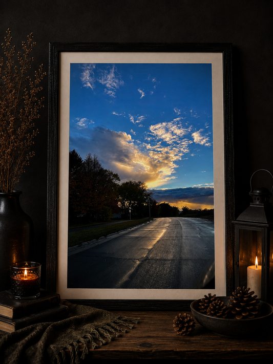 After the Rain | Golden Sky Photography Print