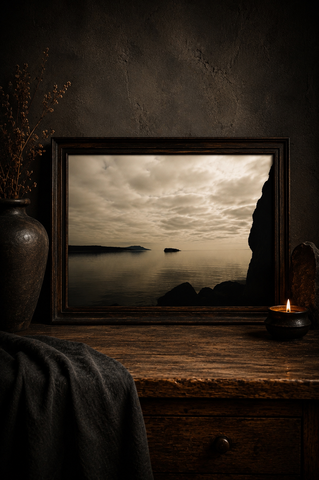 Where the Water Waits | Moody Lake Photography Print