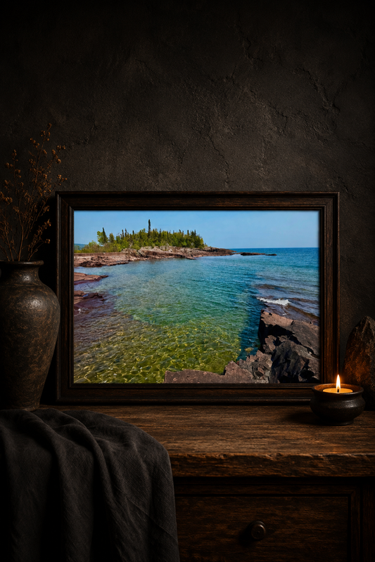 Where the Water Changes | Lake Superior Photography Print