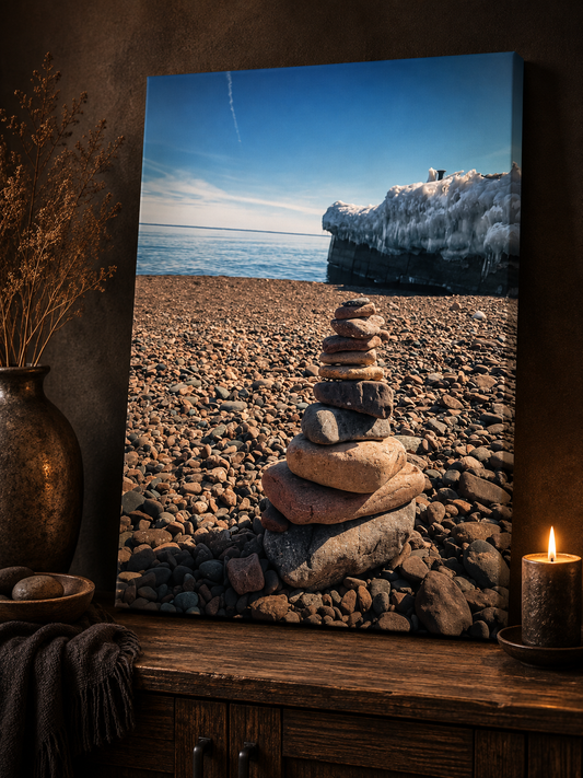 Stillness | Lake Superior Photography Canvas