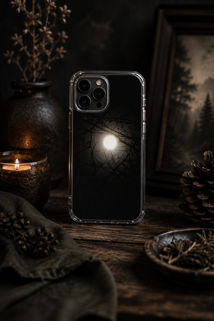 Moonlit Solace | Clear iPhone Case