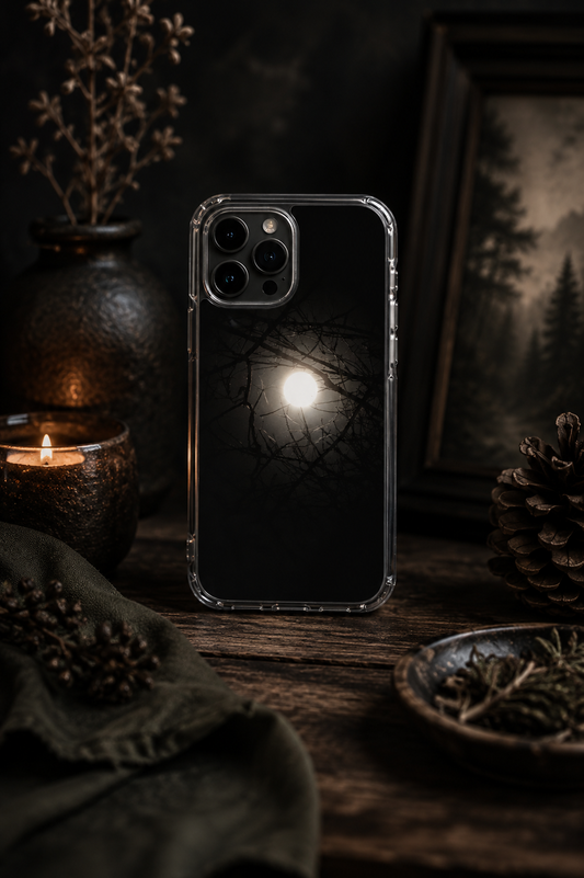 Moonlit Solace | Clear iPhone Case