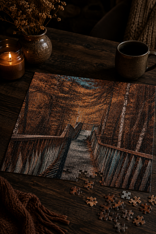 Autumn Descent | Autumn Forest Photography Puzzle