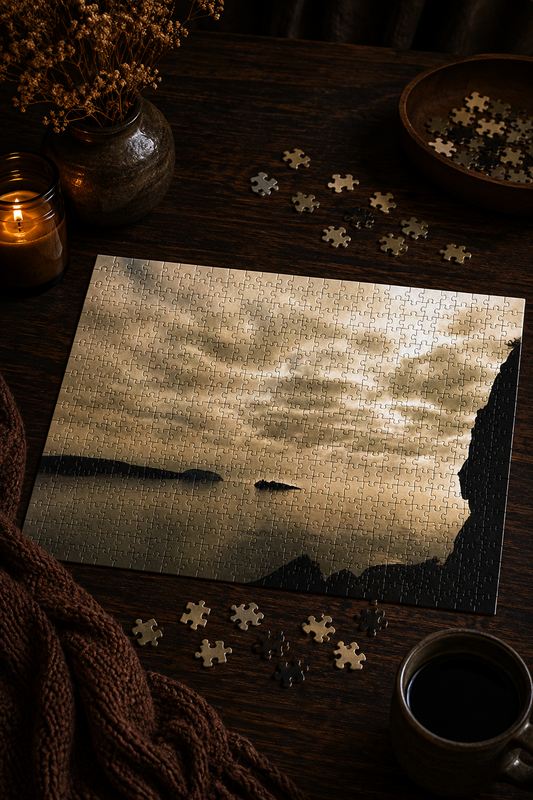 Where the Water Waits | Moody Lake Photography Puzzle