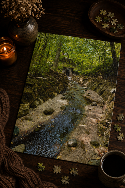 Through the Hollow | Woodland Creek Photography Puzzle
