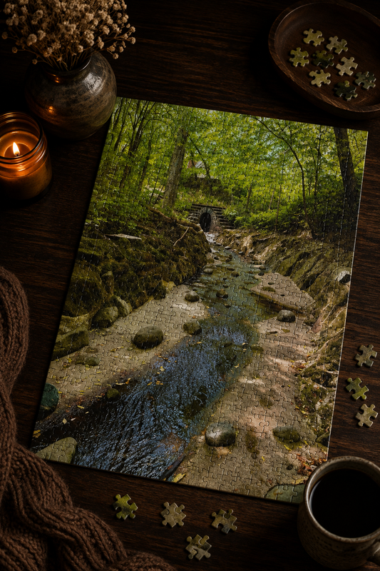 Through the Hollow | Woodland Creek Photography Puzzle