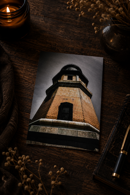 The Watcher | Moody Lighthouse Photography Postcard
