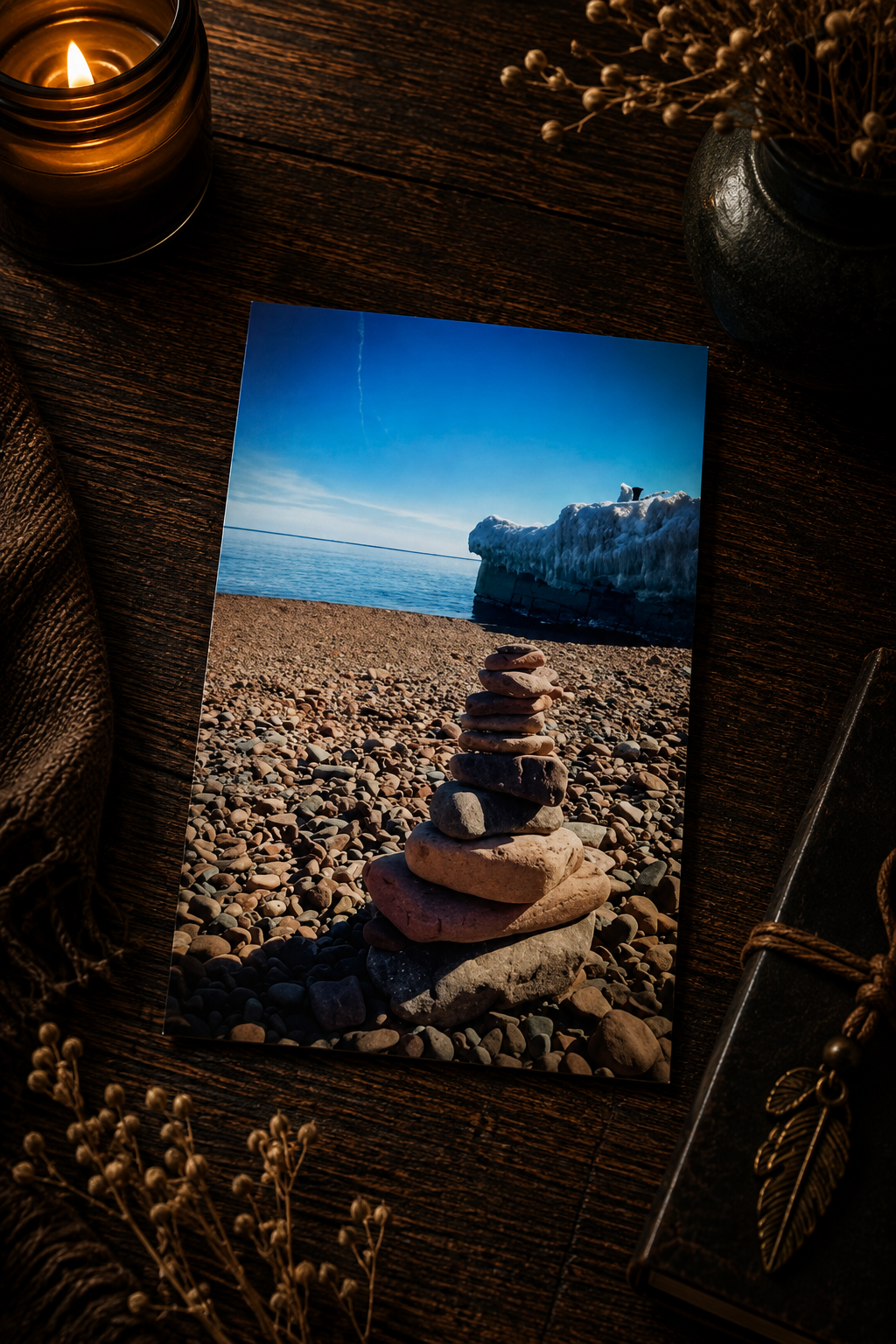 Stillness | Lake Superior Photography Postcard