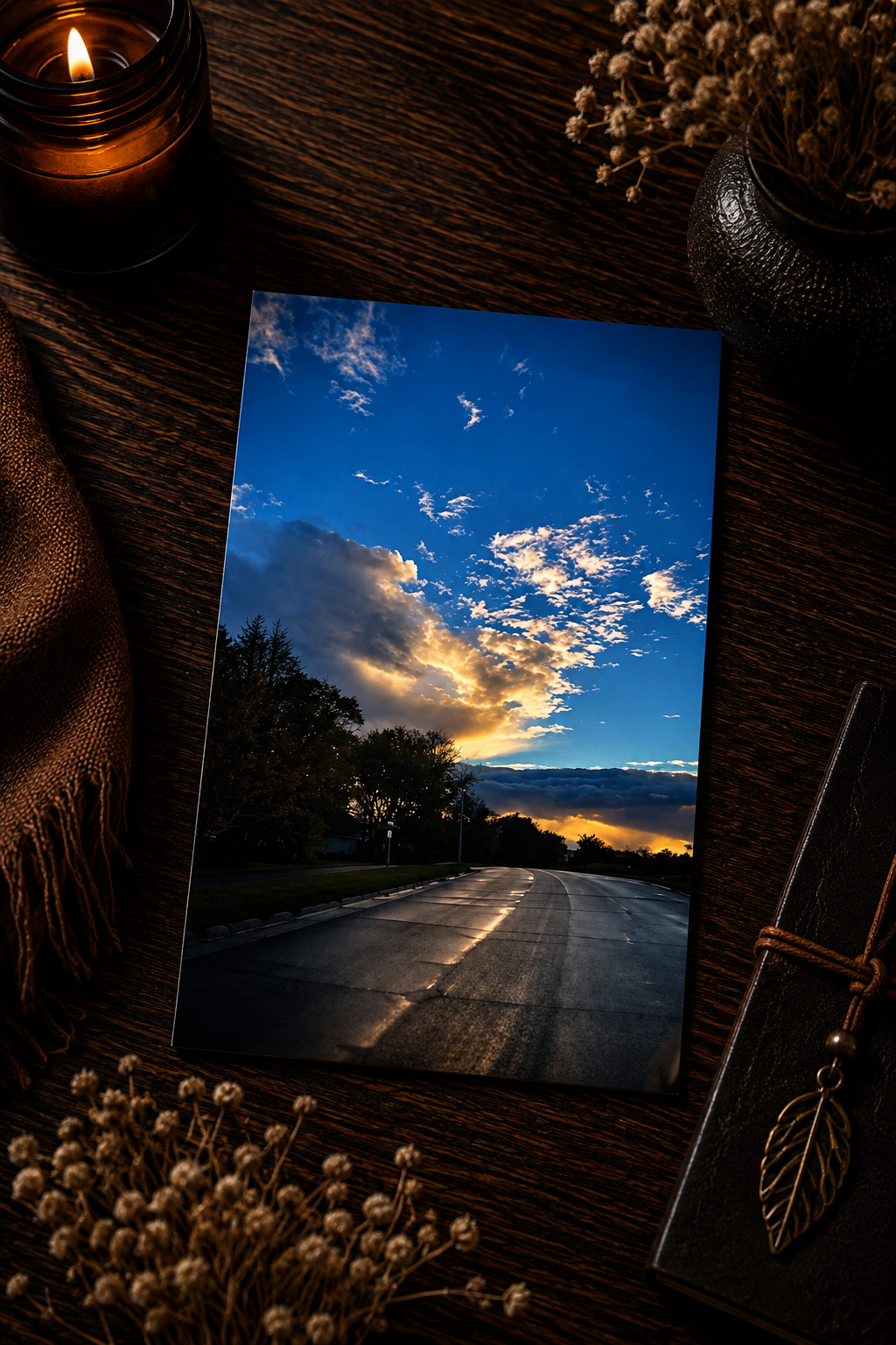 After the Rain | Golden Sky Photography Postcard
