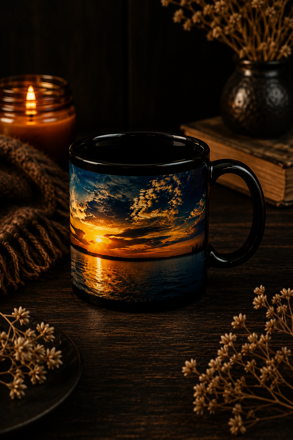 Last Light | Golden Sunset Photography Mug