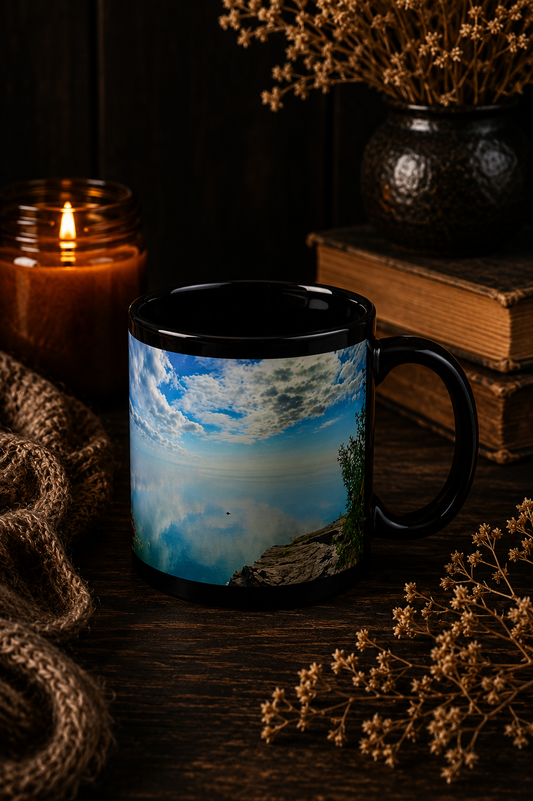 Where the Earth Ends | Lake Superior Photography Mug